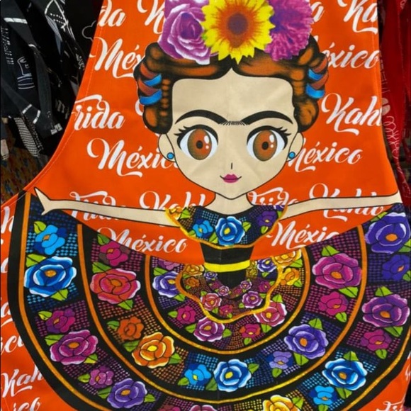 Accessories - Frida orange apron